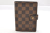 Authentic Louis Vuitton Damier Agenda PM Notebook Cover R20700 LV 4083I