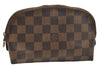 Authentic Louis Vuitton Damier Pochette Cosmetic PM Pouch N47516 LV 4085I
