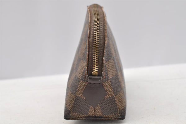 Authentic Louis Vuitton Damier Pochette Cosmetic PM Pouch N47516 LV 4085I