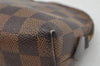 Authentic Louis Vuitton Damier Pochette Cosmetic PM Pouch N47516 LV 4085I