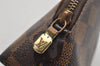Authentic Louis Vuitton Damier Pochette Cosmetic PM Pouch N47516 LV 4085I