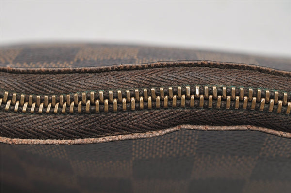 Authentic Louis Vuitton Damier Pochette Cosmetic PM Pouch N47516 LV 4085I