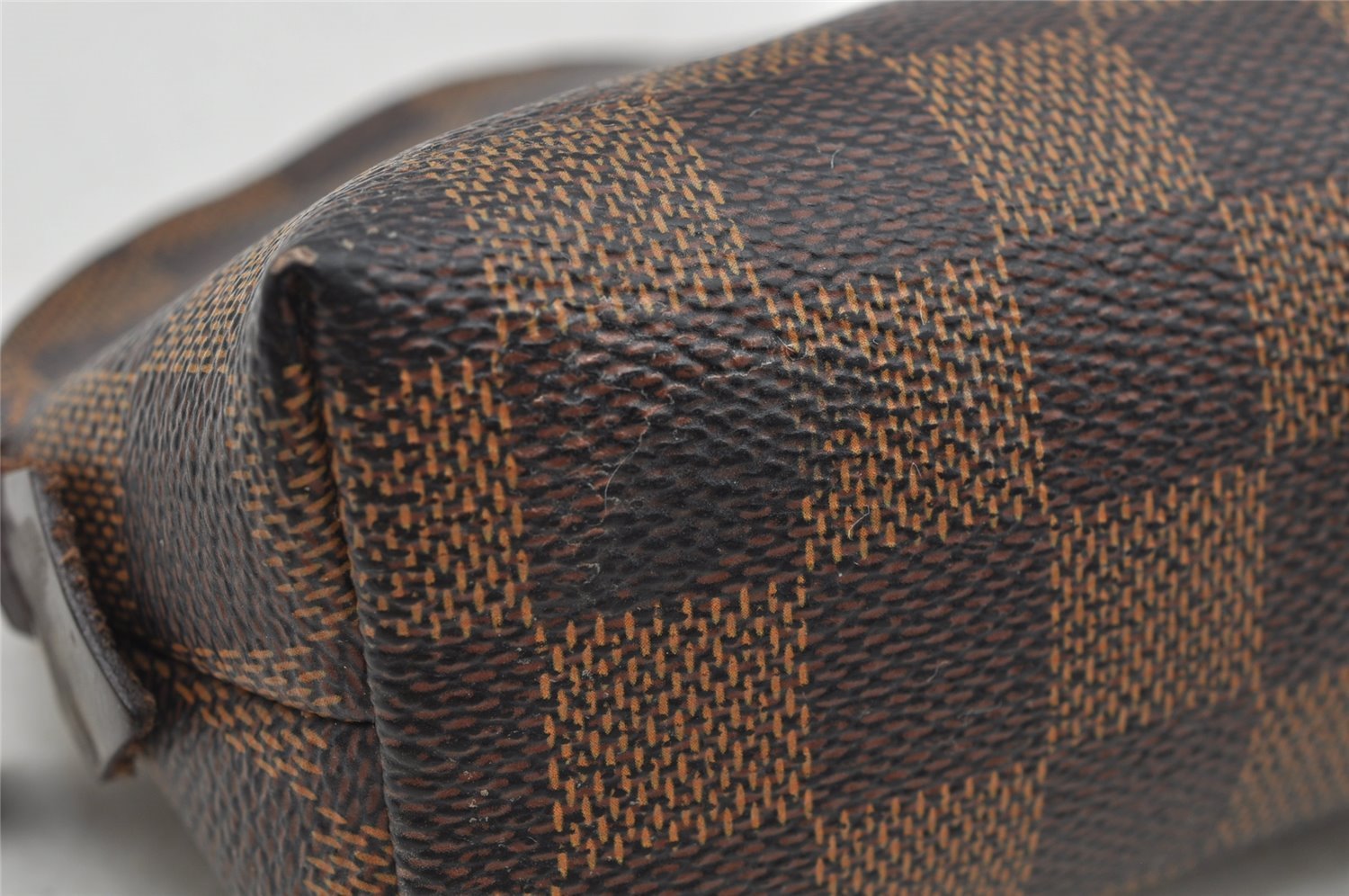 Authentic Louis Vuitton Damier Pochette Cosmetic PM Pouch N47516 LV 4085I