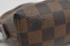 Authentic Louis Vuitton Damier Pochette Cosmetic PM Pouch N47516 LV 4085I