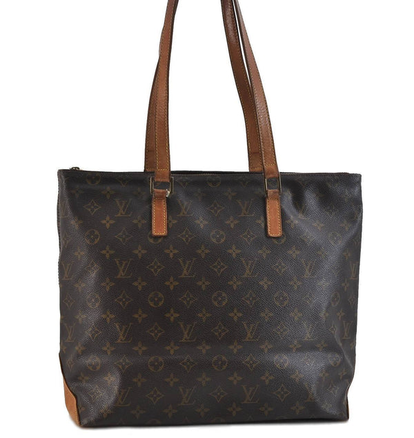 Authentic Louis Vuitton Monogram Cabas Mezzo Tote Bag M51151 LV 4086C