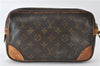 Auth Louis Vuitton Monogram Marly Dragonne GM Clutch Hand Bag M51825 LV 4087D