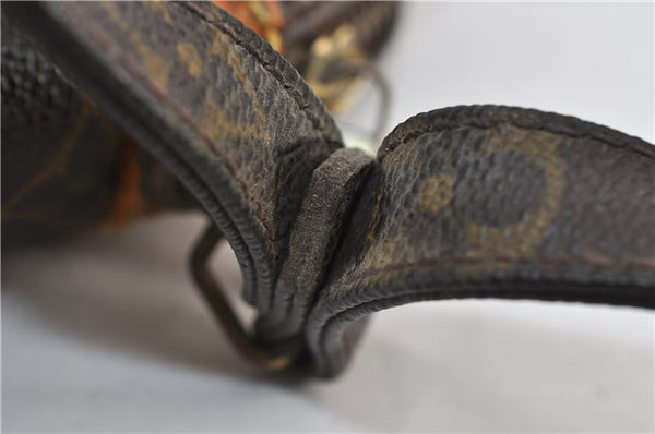 Auth Louis Vuitton Monogram Marly Dragonne GM Clutch Hand Bag M51825 LV 4087D