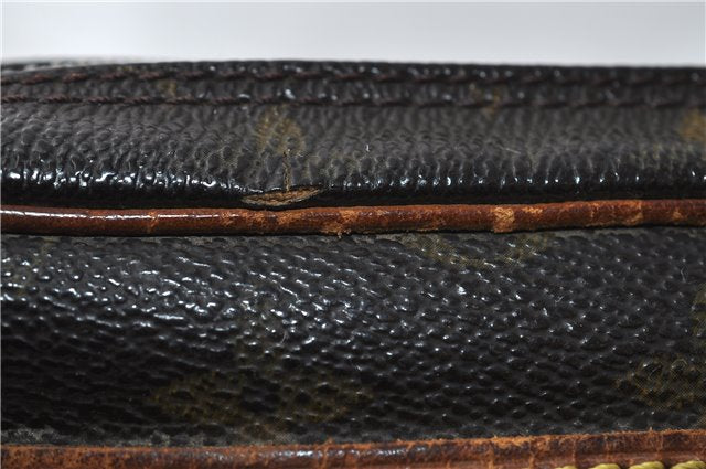 Auth Louis Vuitton Monogram Marly Dragonne GM Clutch Hand Bag M51825 LV 4087D