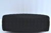 Authentic Christian Dior Lady Dior Cannage Shoulder Hand Bag Canvas Black 4088H