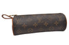 Authentic Louis Vuitton Monogram Trousse Ronde Pen Case Pouch M47630 LV 4089I