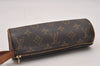 Authentic Louis Vuitton Monogram Trousse Ronde Pen Case Pouch M47630 LV 4089I