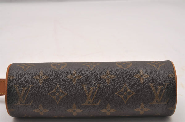 Authentic Louis Vuitton Monogram Trousse Ronde Pen Case Pouch M47630 LV 4089I