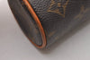 Authentic Louis Vuitton Monogram Trousse Ronde Pen Case Pouch M47630 LV 4089I