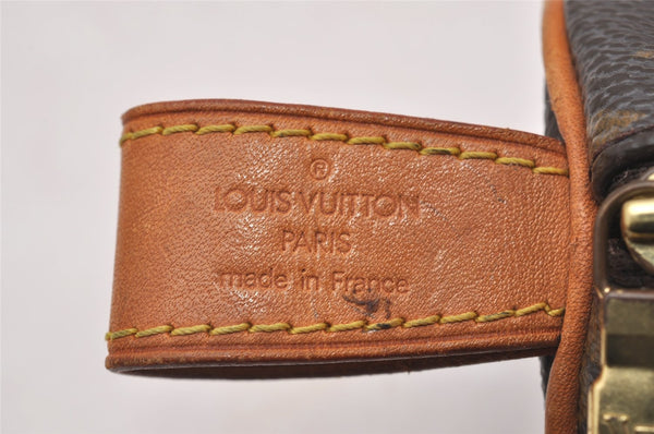 Authentic Louis Vuitton Monogram Trousse Ronde Pen Case Pouch M47630 LV 4089I