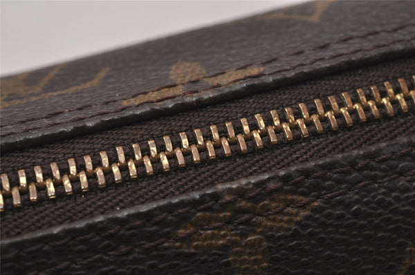 Authentic Louis Vuitton Monogram Trousse Ronde Pen Case Pouch M47630 LV 4089I