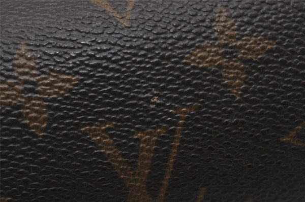 Authentic Louis Vuitton Monogram Trousse Ronde Pen Case Pouch M47630 LV 4089I