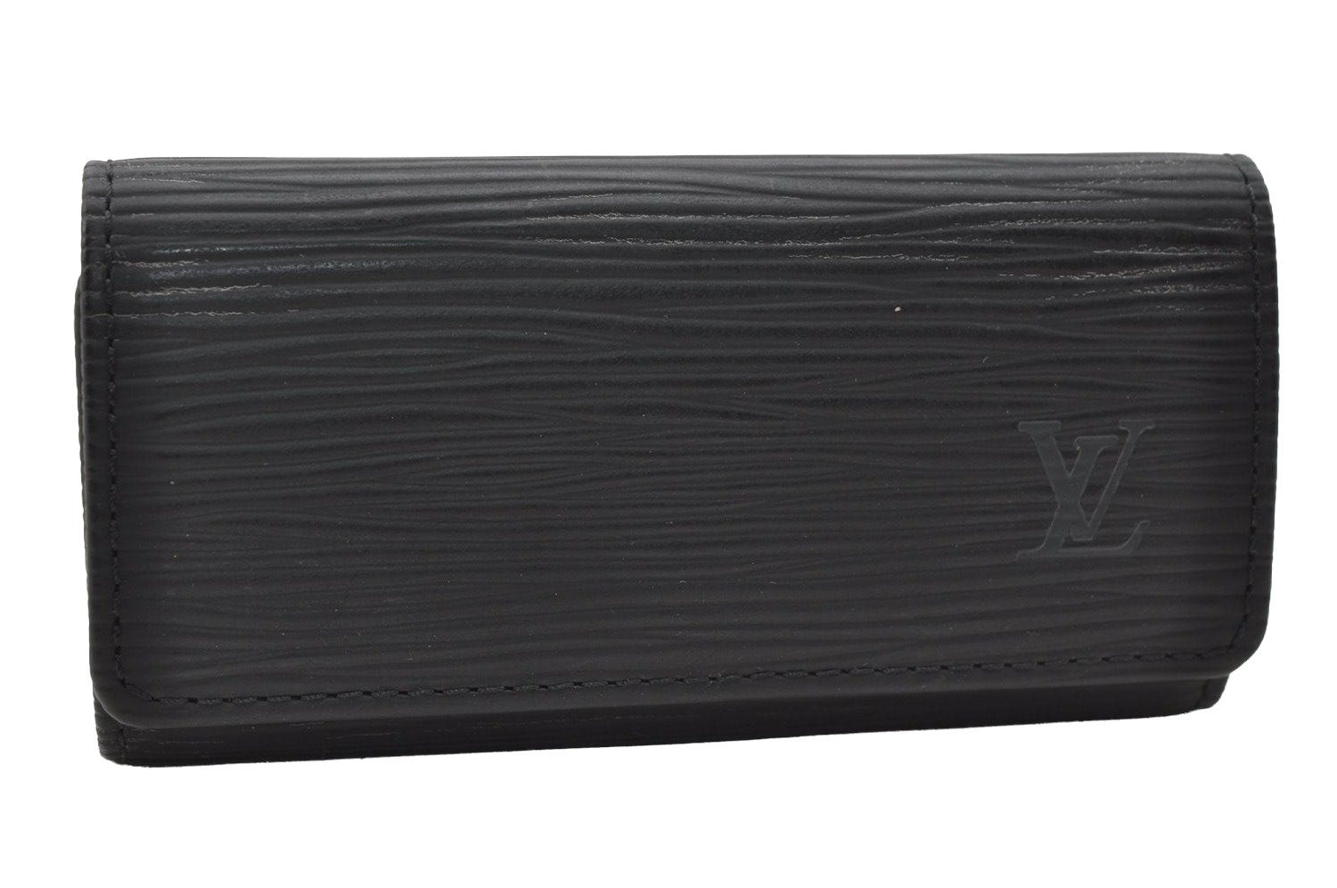 Authentic Louis Vuitton Epi Multicles 4 Key Case Black M63822 LV 4091I