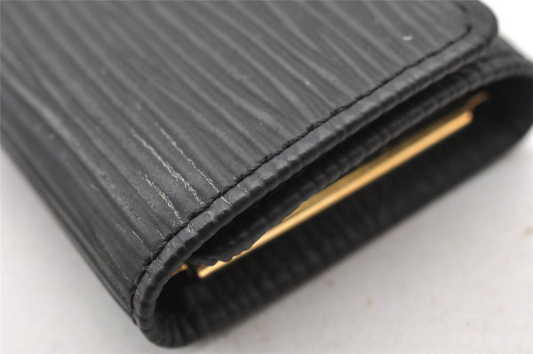 Authentic Louis Vuitton Epi Multicles 4 Key Case Black M63822 LV 4091I