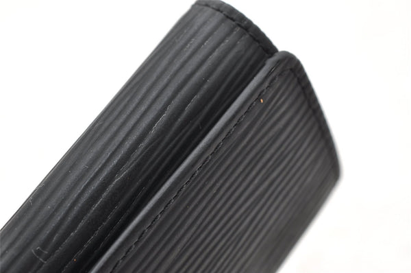 Authentic Louis Vuitton Epi Multicles 4 Key Case Black M63822 LV 4091I