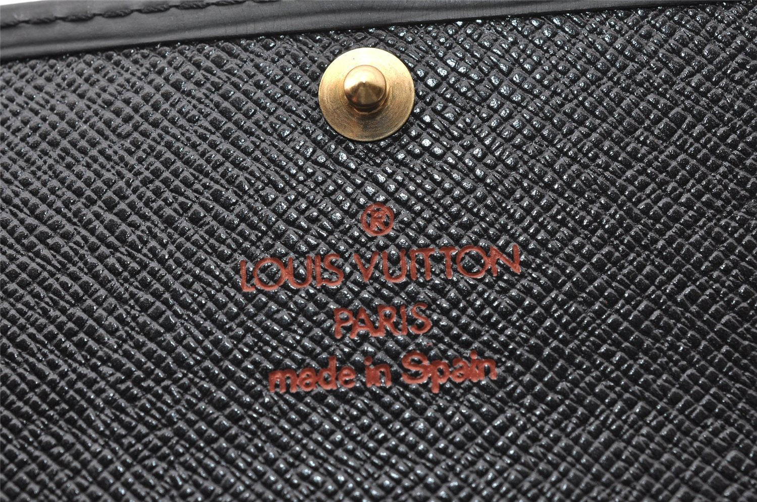 Authentic Louis Vuitton Epi Multicles 4 Key Case Black M63822 LV 4091I