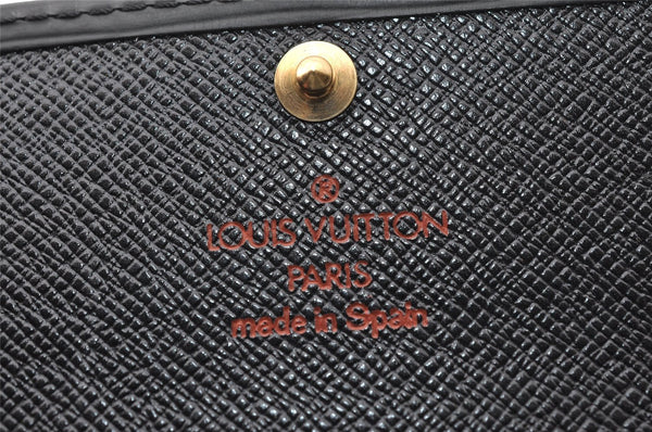 Authentic Louis Vuitton Epi Multicles 4 Key Case Black M63822 LV 4091I
