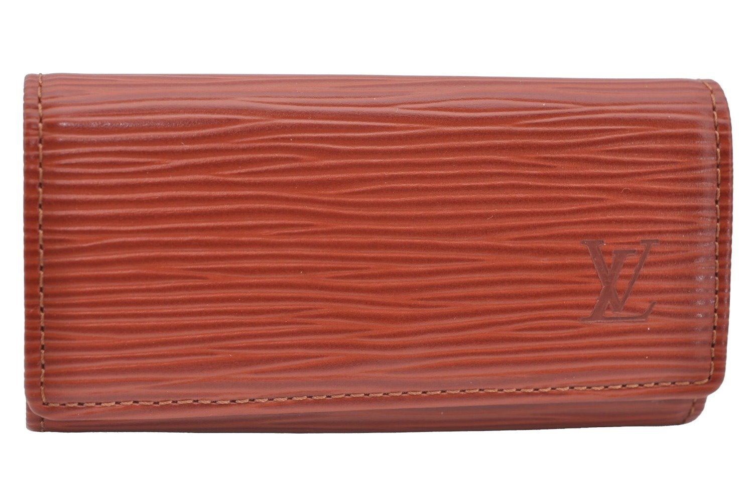 Authentic Louis Vuitton Epi Multicles 4 Four Key Case Brown M63828 LV 4092I