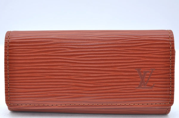 Authentic Louis Vuitton Epi Multicles 4 Four Key Case Brown M63828 LV 4092I