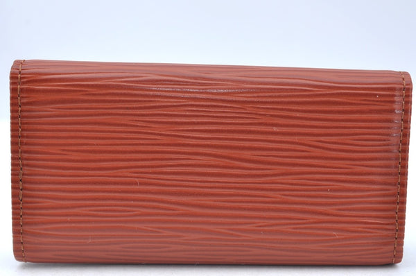 Authentic Louis Vuitton Epi Multicles 4 Four Key Case Brown M63828 LV 4092I