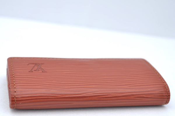 Authentic Louis Vuitton Epi Multicles 4 Four Key Case Brown M63828 LV 4092I