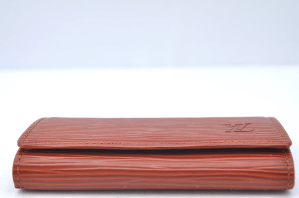 Authentic Louis Vuitton Epi Multicles 4 Four Key Case Brown M63828 LV 4092I