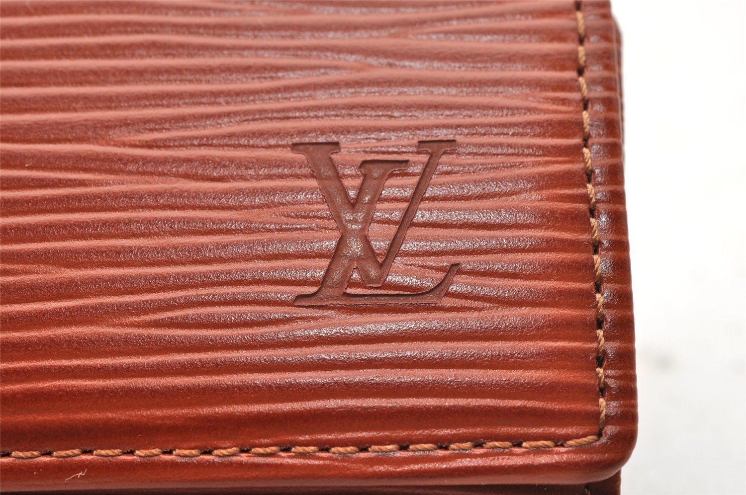 Authentic Louis Vuitton Epi Multicles 4 Four Key Case Brown M63828 LV 4092I