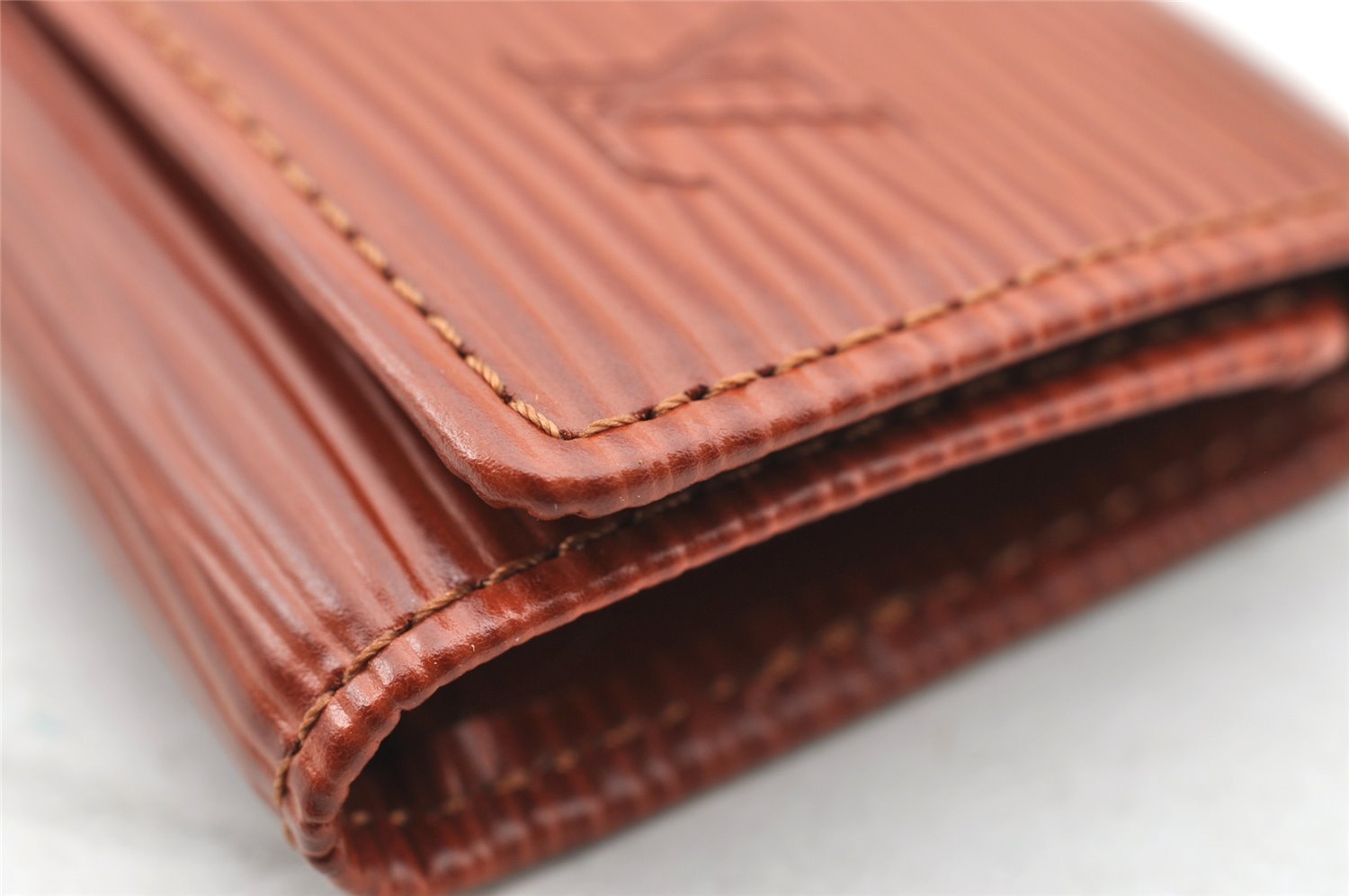 Authentic Louis Vuitton Epi Multicles 4 Four Key Case Brown M63828 LV 4092I