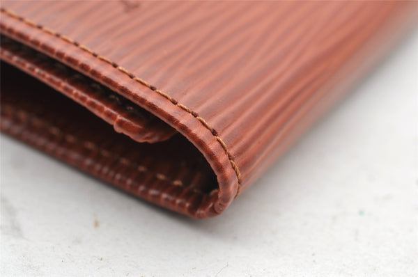 Authentic Louis Vuitton Epi Multicles 4 Four Key Case Brown M63828 LV 4092I