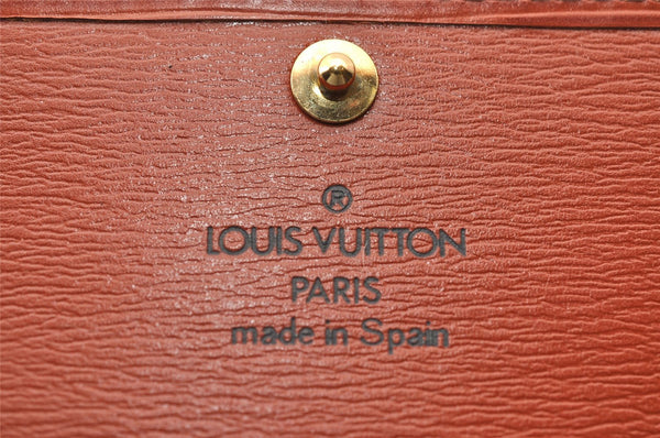 Authentic Louis Vuitton Epi Multicles 4 Four Key Case Brown M63828 LV 4092I