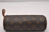 Authentic Louis Vuitton Monogram Trousse Ronde Pen Case Pouch M47630 Junk 4093I