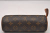 Authentic Louis Vuitton Monogram Trousse Ronde Pen Case Pouch M47630 Junk 4093I