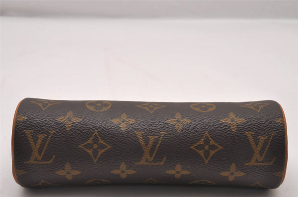 Authentic Louis Vuitton Monogram Trousse Ronde Pen Case Pouch M47630 Junk 4093I