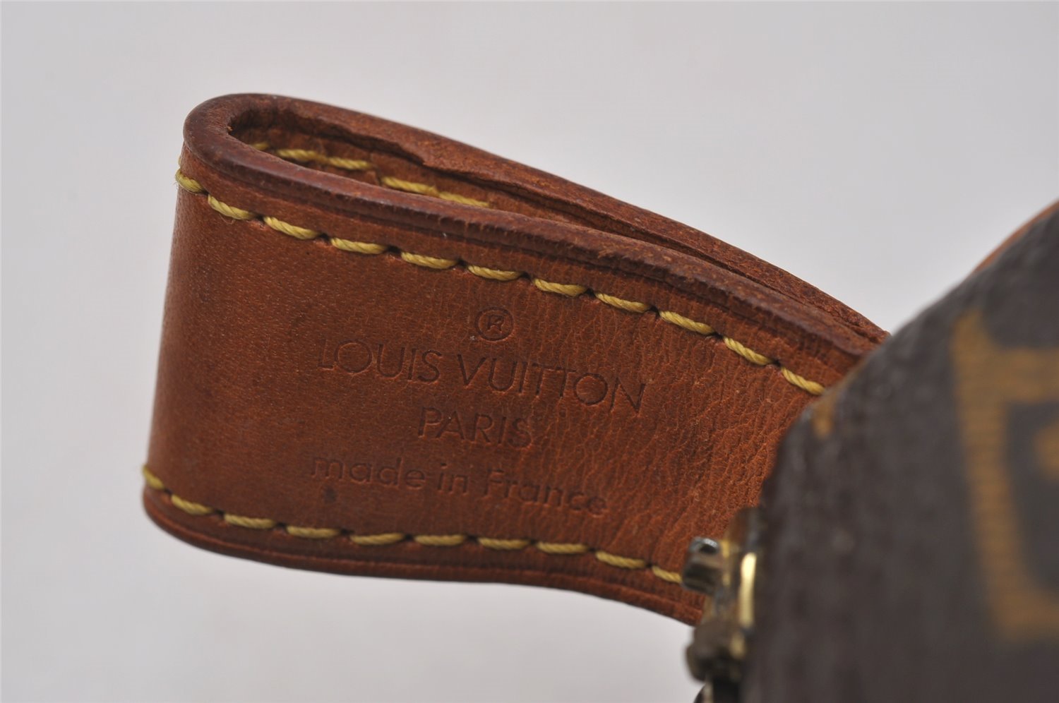 Authentic Louis Vuitton Monogram Trousse Ronde Pen Case Pouch M47630 Junk 4093I