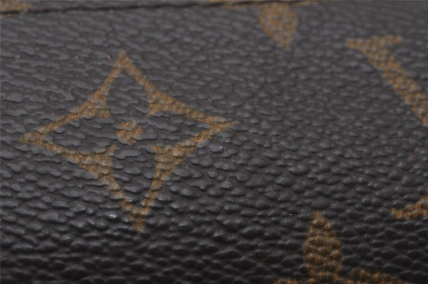 Authentic Louis Vuitton Monogram Trousse Ronde Pen Case Pouch M47630 Junk 4093I