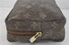 Auth Louis Vuitton Monogram Trousse Toilette 23 Clutch Hand Bag M47524 LV 4097D
