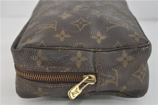 Auth Louis Vuitton Monogram Trousse Toilette 23 Clutch Hand Bag M47524 LV 4097D