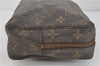 Auth Louis Vuitton Monogram Trousse Toilette 23 Clutch Hand Bag M47524 LV 4097D