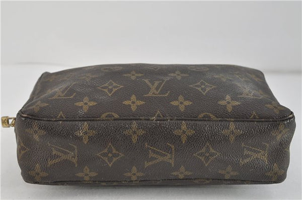 Auth Louis Vuitton Monogram Trousse Toilette 23 Clutch Hand Bag M47524 LV 4097D