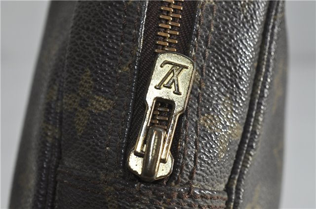 Auth Louis Vuitton Monogram Trousse Toilette 23 Clutch Hand Bag M47524 LV 4097D
