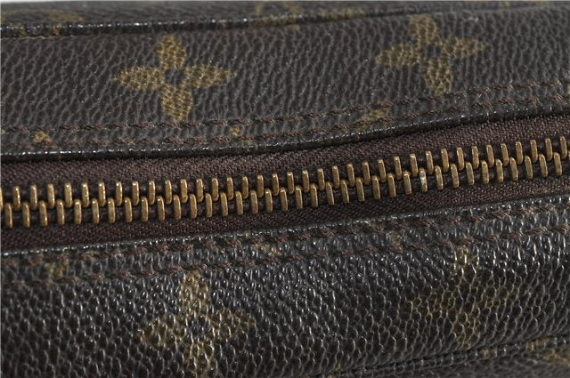Auth Louis Vuitton Monogram Trousse Toilette 23 Clutch Hand Bag M47524 LV 4097D