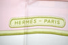 Authentic HERMES Carre 90 Scarf "Caraibes" Silk Pink 4098I