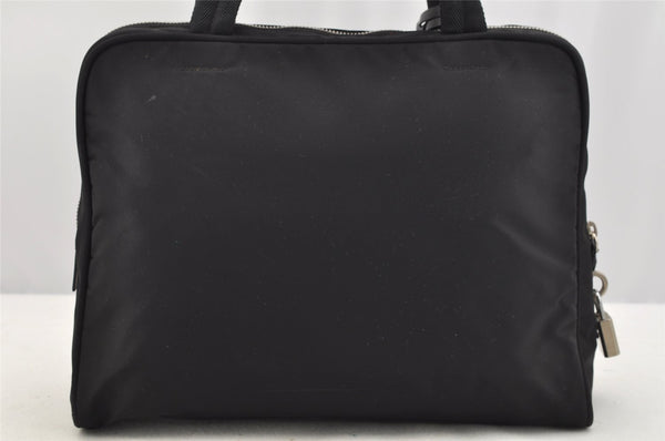 Authentic PRADA Vintage Nylon Tessuto Shoulder Hand Bag Black 4099I