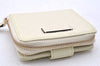 Authentic GUCCI Micro GG Guccissima Bifold Wallet Leather 449395 White 4100I