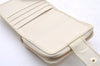 Authentic GUCCI Micro GG Guccissima Bifold Wallet Leather 449395 White 4100I