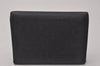 Auth Louis Vuitton Taiga Enveloppe Cartes de Visite Card Case Black Junk 4101I
